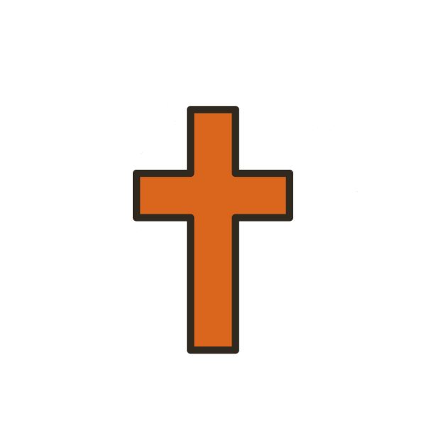 Icon of an orange cross.