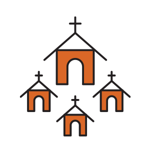 4 churches Icon