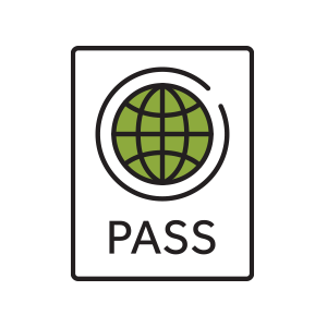 Green Passport Icon